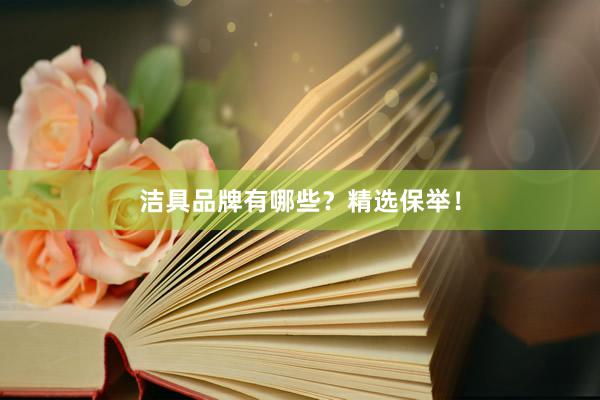 洁具品牌有哪些？精选保举！